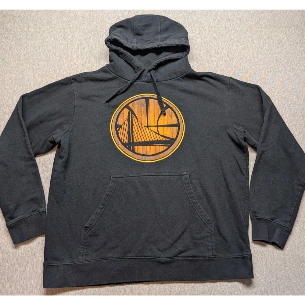 Fanatics Golden State Warriors Mens Sz XL Black NBA Basketball Pullover Hoodie